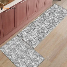 Ourhouse серые этнические Пейсли узор под домашним животным миска для воды еды аксессуары для ванной комнаты Набор грязи мусора грязи Траппер ботинок