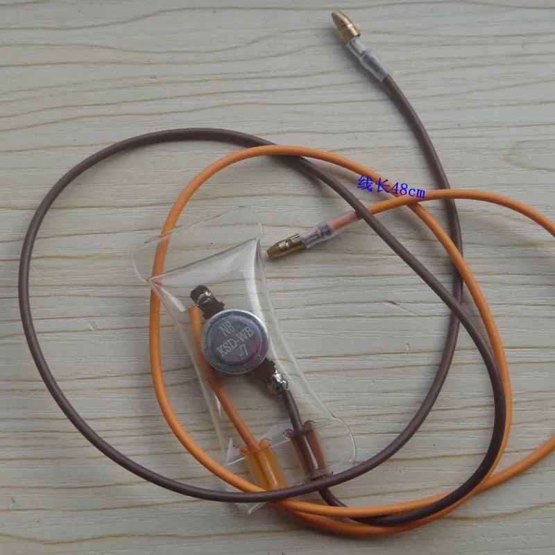 

KSD-WB Model 2 Wire Lead Minus 7C Normal Open Refrigerator Defrost Thermostat