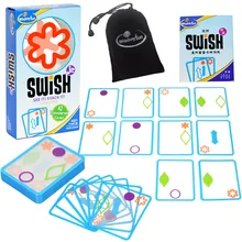 Swish логическое мышление карточные настольные игры детские головоломки вечерние игрушки для детей цветные формы для обучения ребенка