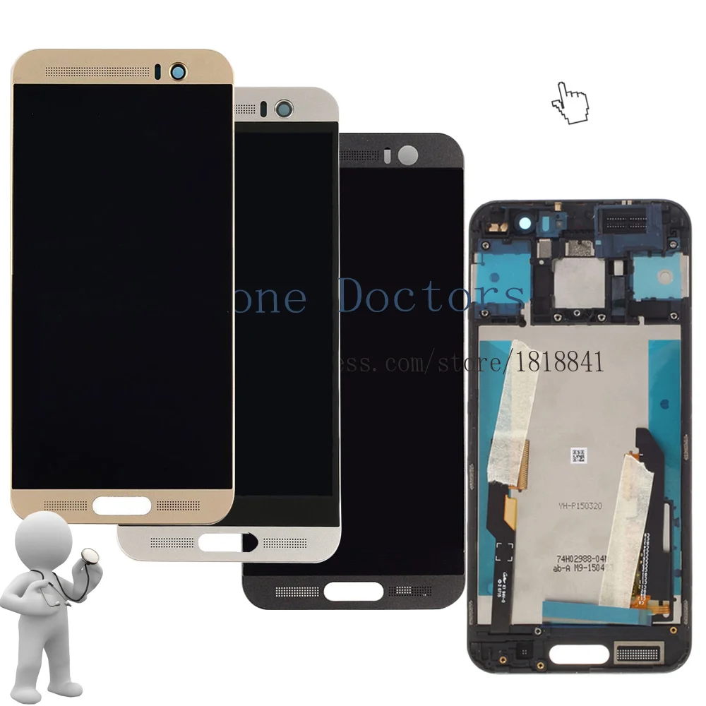 5 2 &quotдля htc ONE M9 Plus Полный ЖК дисплей + кодирующий преобразователь сенсорного