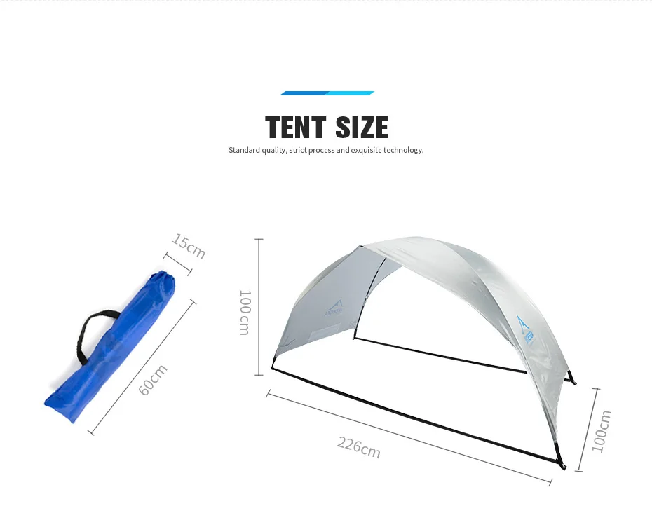 WIDESEA пляжный тент 2-3 человек пляжный зонт тент быстро открытый 90% УФ-защитный тент палатка для кемпинга рыбалки