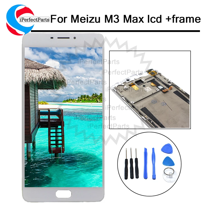 ЖК дисплей 6 0 дюйма для MEIZU M3 Max сенсорный экран с рамкой запасные части