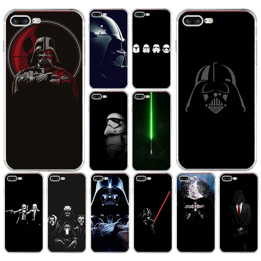 

141A Darth Vader Star Wars Soft TPU Silicone Cover Case For Apple iPhone 6 6s 7 8 plus Case