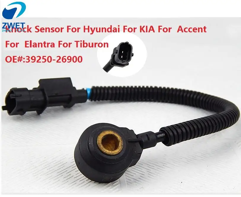 ZWET Car Knock Sensor For Hyundai For KIA Accent For Elantra For