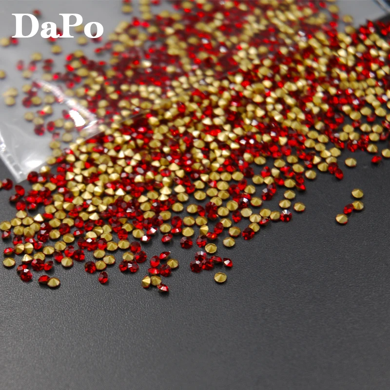

Free Shipping SS4-SS30 1440Pcs/Lot Point Back Rhinestone Dark Red/Siam Color Point Back Chaton