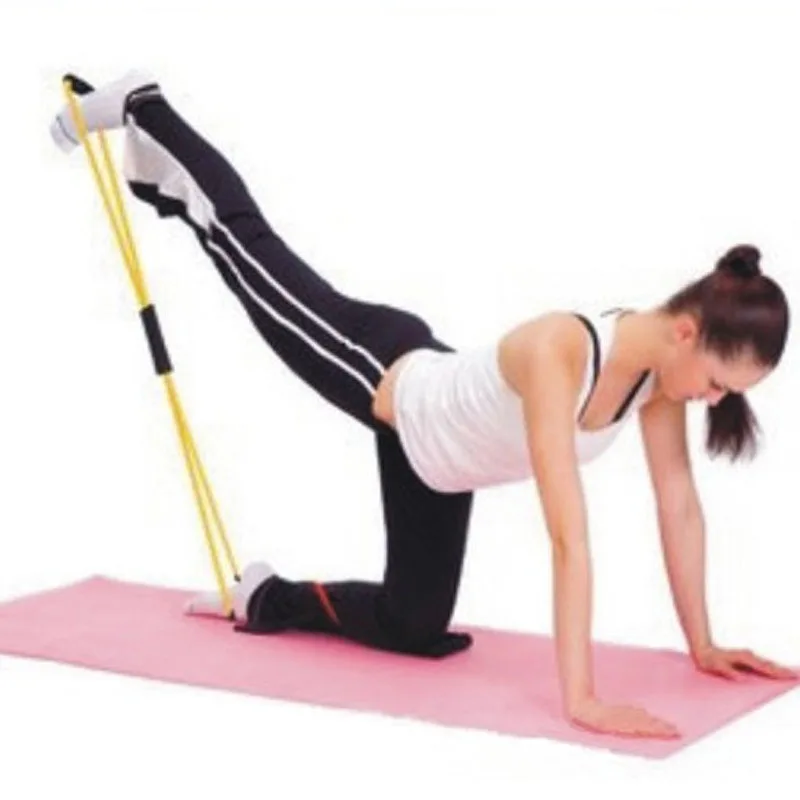 

Weing Colorful Latex Resistance bands Muscle Relex Apparatus 8 Word Chest Developer for Body Training