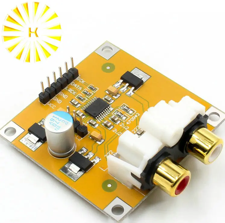 ASSEMBLED PCM5102 DAC decoder I2S player 32bit 384K beyond ES9023 or PCM1794