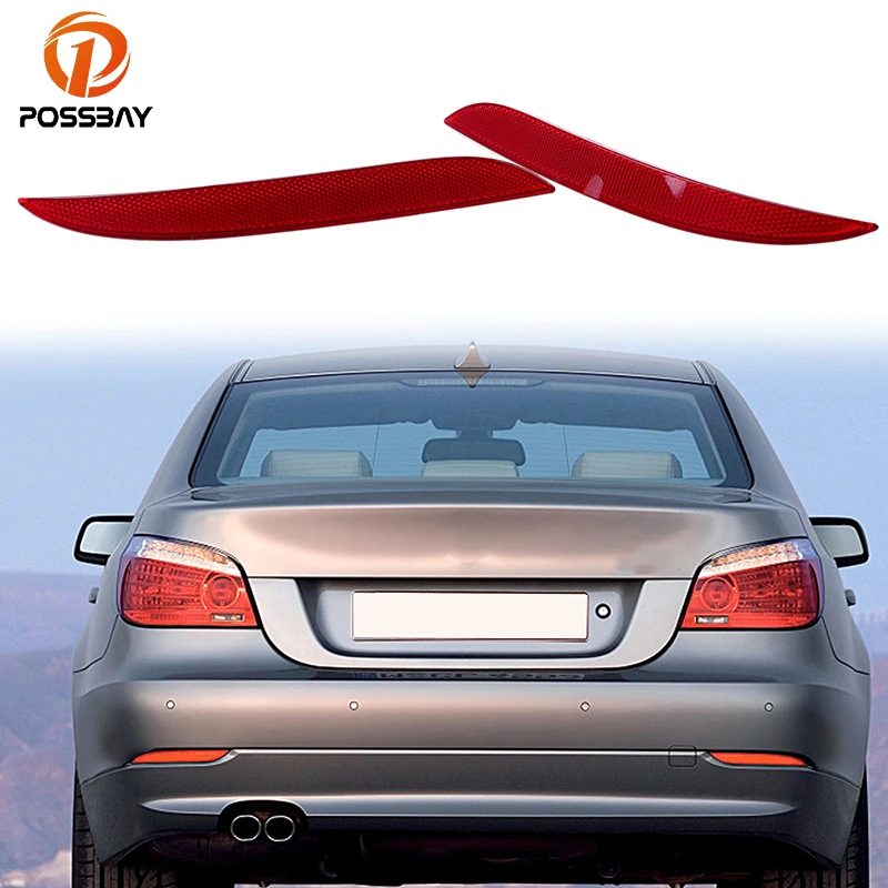 Car Right Rear Bumper Reflector Light Lens fit for BMW E60 E61 2003-2007