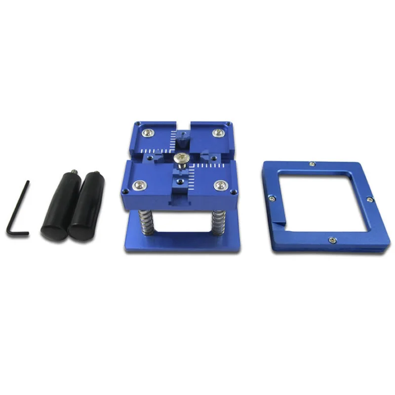 

BGA Reballing Station with Handle For 90mm x 90mm Stencils Holder Template Fixture Jig for BGA Rework Repair