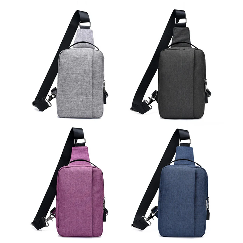 Men Women Backpack Anti Theft Teenager Canvas Chest Bag Large Casual USB Rechargeable Boy Single Shoulder Sac A Dos Homme BP0223 (14)