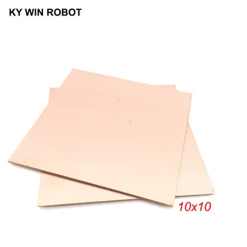 

1 pcs FR4 PCB 10*10cm Double Side Copper Clad plate DIY PCB Kit Laminate Circuit Board 10x10cm 100x100x1.5mm
