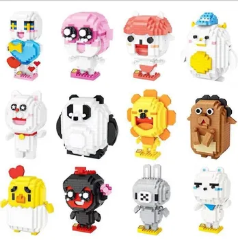 

LOZ Twelve Constellations Mega Block Cute Cartoon Image Leo Libra Sagittarius Aries Red Bug 3D Mini Blocks Plastic Diy Kids Toy