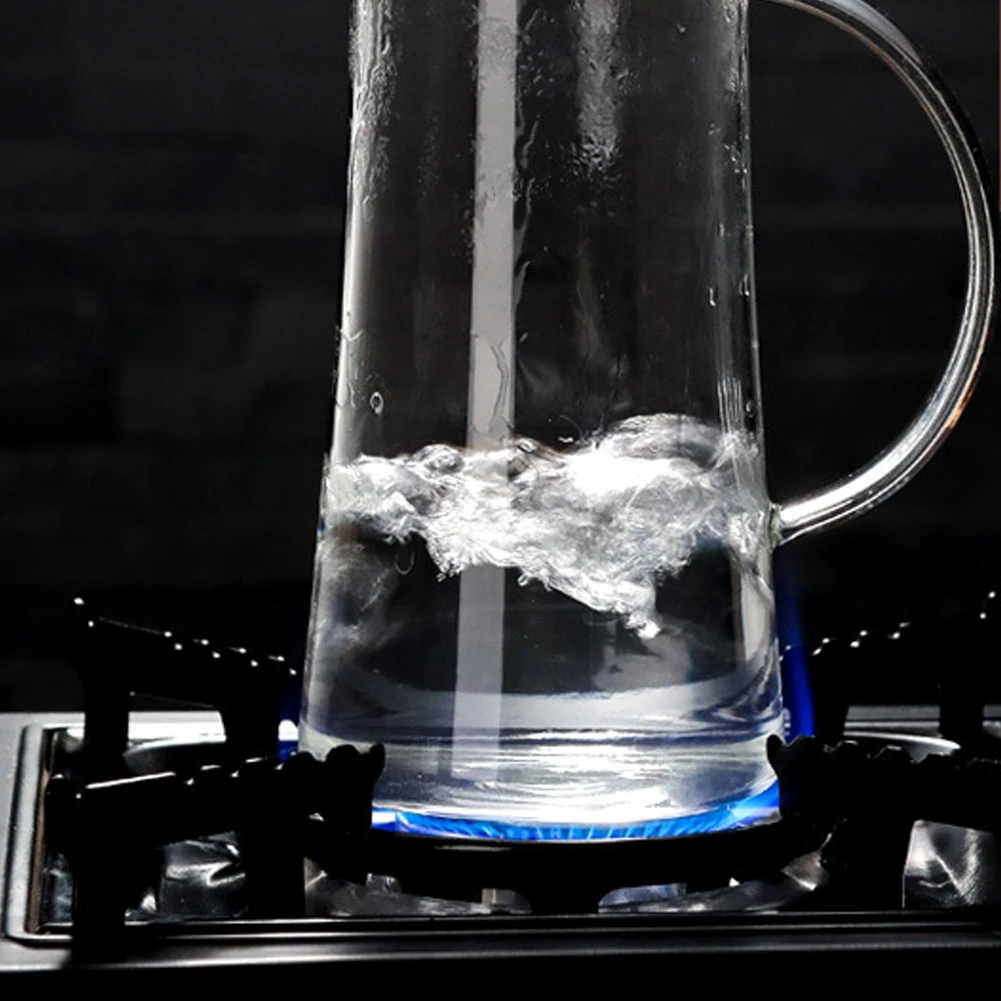 1.5L высокое боросиликатное стекло Бытовая термостойкая холодная стеклянная бутылка чайник из нержавеющей стали Вращающаяся крышка и сетка дизайн посуда для напитков