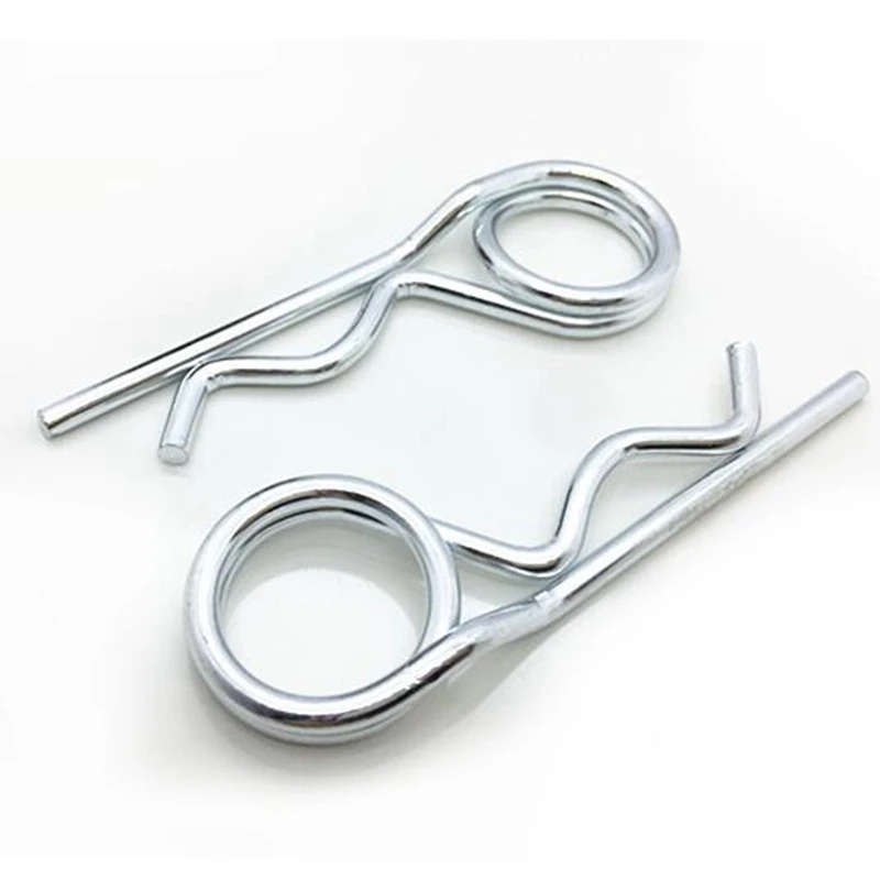 2.5*53mm double ring split wave pin galvanized steel Cotter pin