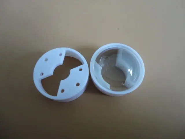 

LED lens (with bracket Diameter :24.5MM 60 degrees and Diameter :25.5MM 45degrees )Smooth surface convex lens, 1W 3W lens