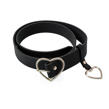 

New Fashion Trendy Belt for Women Metal Heart Buckle Blet Waistband Wedding Party Dress Decor For Ladies