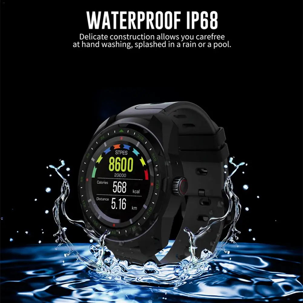 

Bluetooth 4.0 Smart Watch IP68 Waterproof Smart Sports Watch Heart Rate Monitor Fitness Tracker Smartwatch For Android IOS