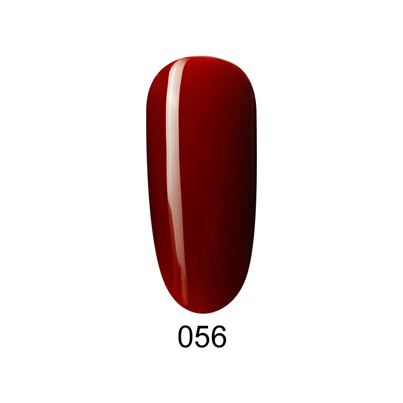 Цветной УФ-гель для ногтей полуперманентный лак с белым цветом vernis полуперманентный Черный Гель-лак верхнее Базовое покрытие для маникюра - Цвет: 056