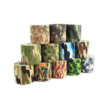 

Camouflage Waterproof Adhesive Tape Rifle Chasse Hunting Accessories Hiking Camping Army Army Camo Bionic Wrap Outdoor New
