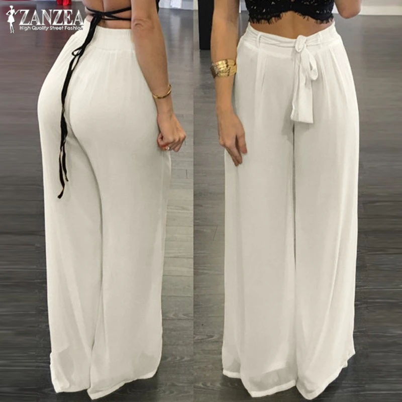 chiffon trousers plus size