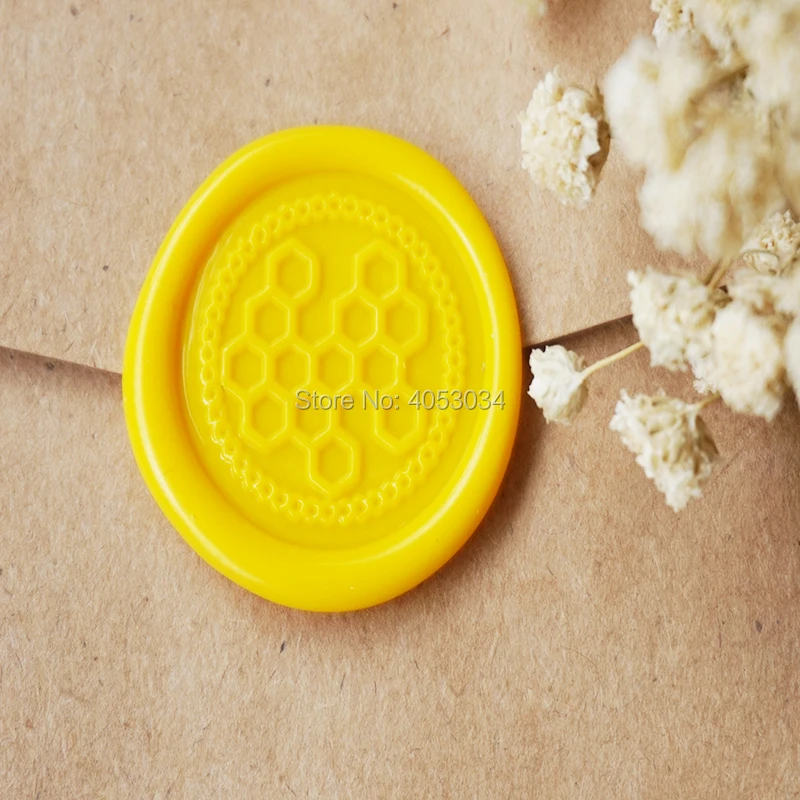 

Honey Wax Stamp Seal Stamping Kit Bees HONEY Wedding Invitation Seals