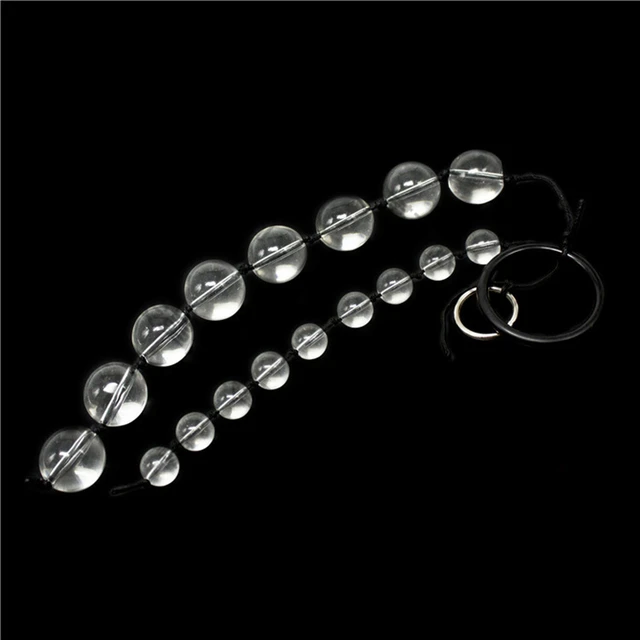 glass anal backyard Beads Butt Plug g spot porn vaginal sexy Great Anal  plug balls chains sex Toys woman unisex plug - AliExpress