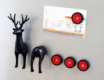 

2sets Animals Deer Magnetic Post-it notes Fridge Message Comments Refrigerator Cabinet wall Stickers Kitchen Home Decor