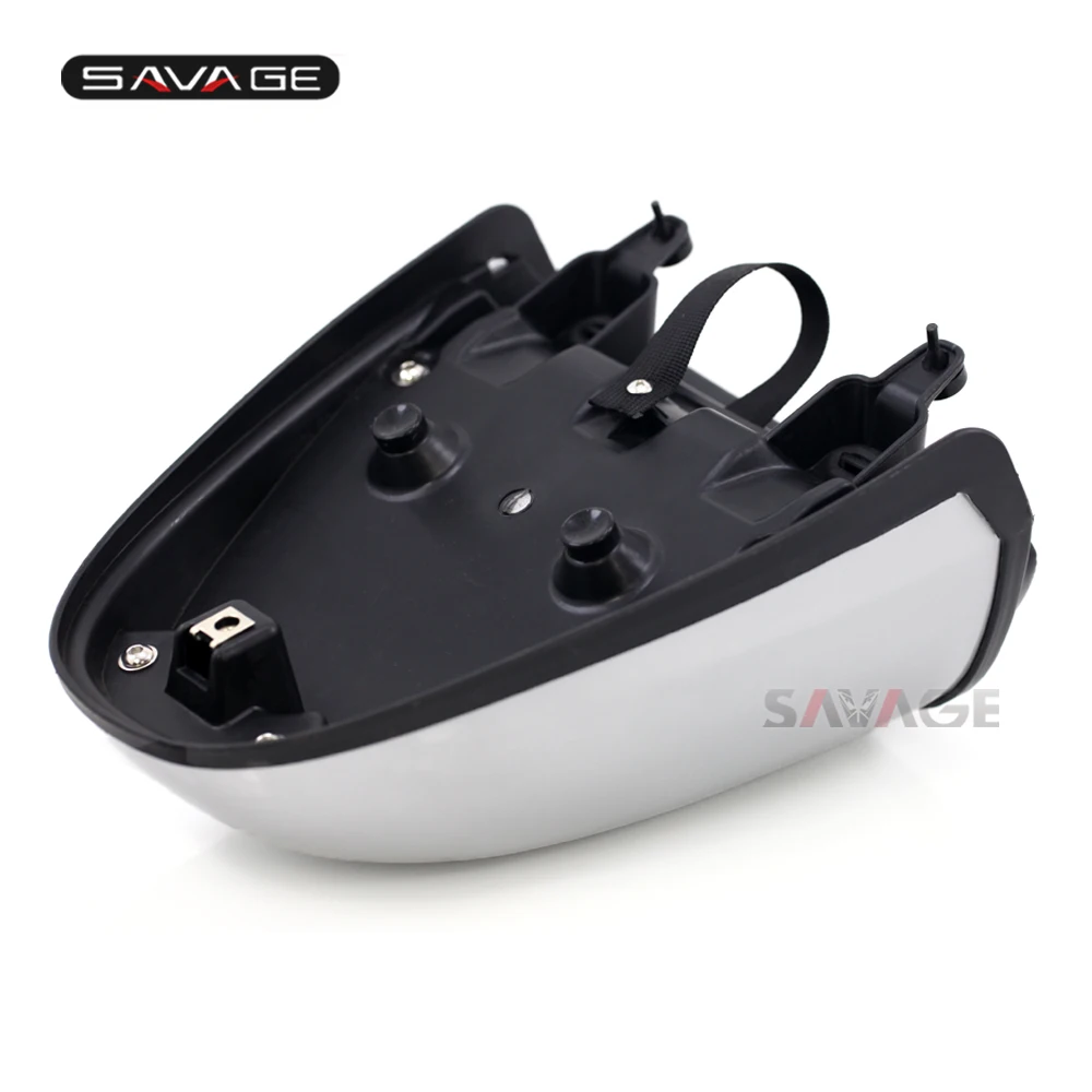 S Rear Pillion Seat Hump Cover Gloves Anti-theft Lock Luggage Bag  (6)