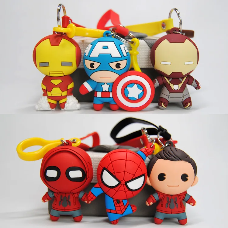 

The Avengers Miniatures Marvel PVC Action Figures Spiderman Figurines Kids Toys Captain Marvel Batman Spider man Hulk
