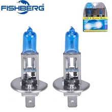 12 В H1 100 Вт автомобиля галогенная лампа Light 6000 К Супер Xenon Белый Туман огни высокой Мощность автомобиля лампы фар автомобилей источник света парковка