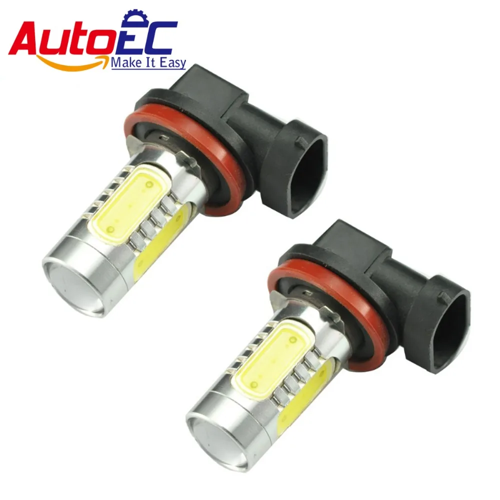 AutoEC 2 x светодиодный фонарь H11 16 Вт с высокой мощности авто фары дневного света лампы белый 12 v