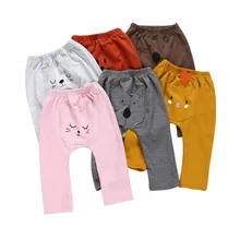 CHAMSGEND/повседневные штаны с рисунком животных для маленьких мальчиков и девочек; брюки; обычные наряды; 18DEC14 P30