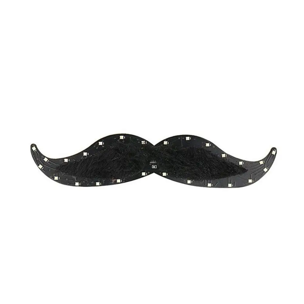 

8 Modes LED Glowing Beard Mustache Luminous Glow Props Cosplay Light Festival Event Glow Beards Toys Bachelorette Party