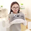kids cute gift Winter Cartoon Plush Toys Hand Warmer Cartoon Animals Soft pillow Hand Hold Warm Cushion Gift. Non electrical 1