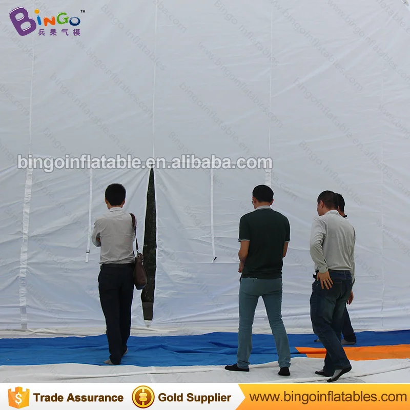 giant 10x8x6M Inflatable Stage Cover Tent in white color toy tents