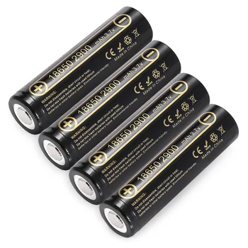 

4pcs HK LiitoKala Lii-29A for 3.7V 18650 2900mAh NCR18650PF dedicated Electronic cigarette Lithium Rechargeable battery