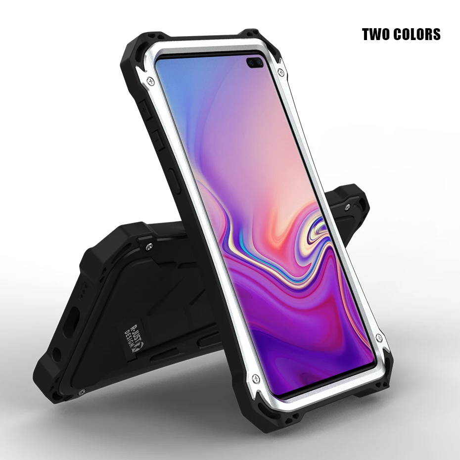 Чехол для Samsung S10 Plus 5G ударопрочный водонепроницаемый прочный металлический