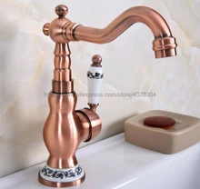Best Price Antique Red Copper Bathroom Basin Faucet Hot Cold Mixer Tap Single Handle Basin Tap Mixer Tap Nnf639 Best Price Antique Red Copper Bathroom Basin Faucet Hot Cold Mixer Tap Single Handle Basin Tap Mixer Tap Nnf639