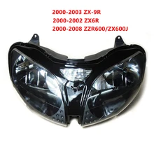 KEMiMOTO передняя фара фары для KAWASAKI NINJA ZX-6R 2000 2001 2002 ZX6R 2003 ZX-9R ZX9R ZZR600 2005-2008