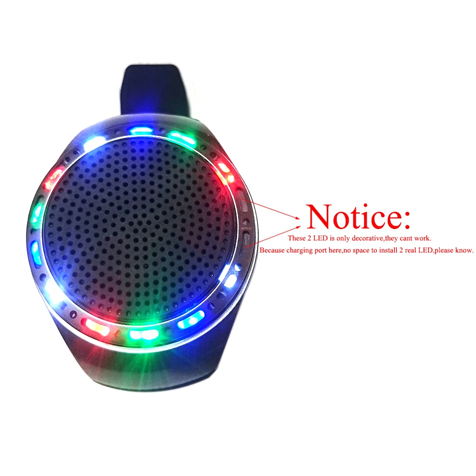 HOMEBARL U6 Colorful Running LED Cool Wrist Buetooth Watch Speaker Sports Music FM Radio Support 8GB 16GB TF Card PK B20 B90 U3 bluetooth speaker,portable speaker,mini bluetooth speaker,audio speaker,mini sound box