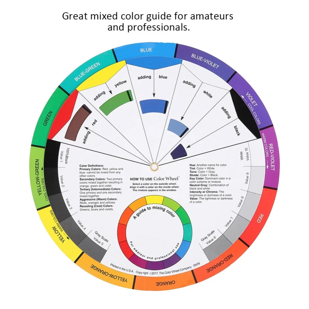 Профессиональный пигмент для тату ногтей, 12 цветов, колеса, бумажные карты, три уровня, дизайн, Микс, руководство, Круглый центральный круг, вращается