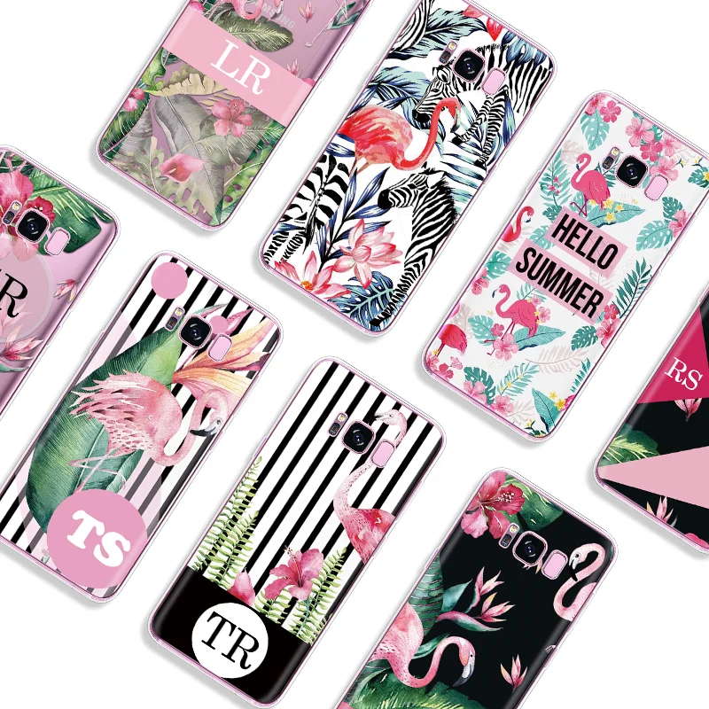 

Striped Flamingo For Samsung Galaxy i9060 G360 G530 A70 A50 A10 A40 A30 A20e S10e S6 S7 Edge S3 S4 S5 Mini S8 S9 S10 Plus Cases