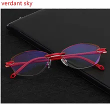 Анти-Blu светильник очки для чтения без оправы пресбиопии памяти при дальнозоркости, выполненные увеличительные защитные очки+ 1,0,+ 1,5,+ 2,0,+ 2,5,+ 3,0+ 3,5+ 4