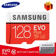 SAMSUNG Micro SD карта 16 ГБ 32 ГБ 64 Гб 128 ГБ 256 ГБ EVO Plus MicroSD карта памяти C10 TF карта cartao de memoria 128G