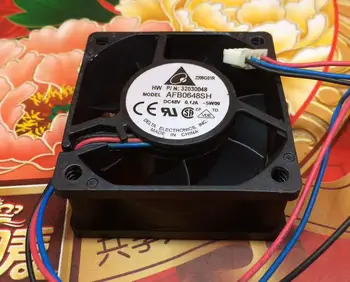 

genuine Delta AFB0648SH 6025 48V 0.12A 6CM 60*60*25MM 3 wire switch fan