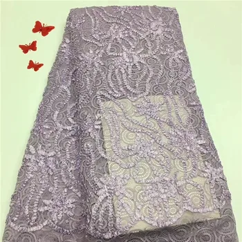 

New fashion French tulle net lace fabric for wedding/party dress PNZ834(5yards/lot)