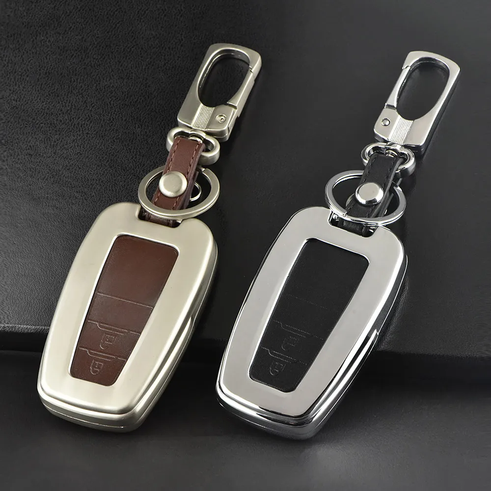 

Car Styling For Toyota CHR C-HR Prado 2017 2018 Prius Camry Corolla RAV4 2018 Accessories Leather Key Remote Control Case Cover