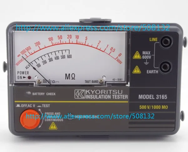 Кьоритсу KEW 3165 Аналоговый тестер изоляции! Абсолютно