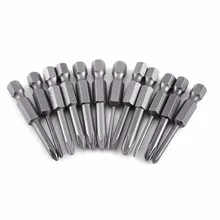 Liga de aço chave de fenda set ferramenta manual 12 S2 peças/set 50mm 1/4 polegada hex handle cruz Phillips chave de fenda