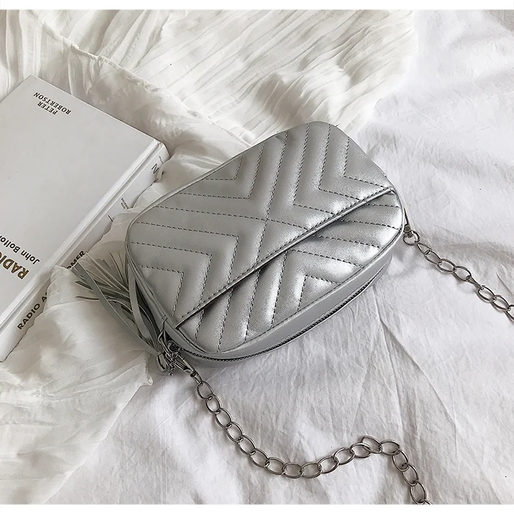 

QIUYIN Phone Purse Chain Strap Pack Women Multifunctional PU Leather Waist Packs Mens Portable Chest Bags Mini Shoulder Bags